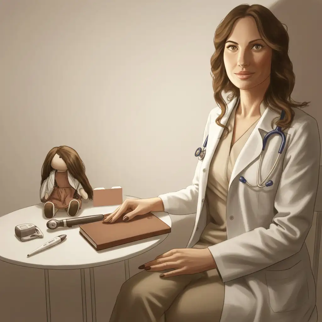 image of a doctor talking to a patient